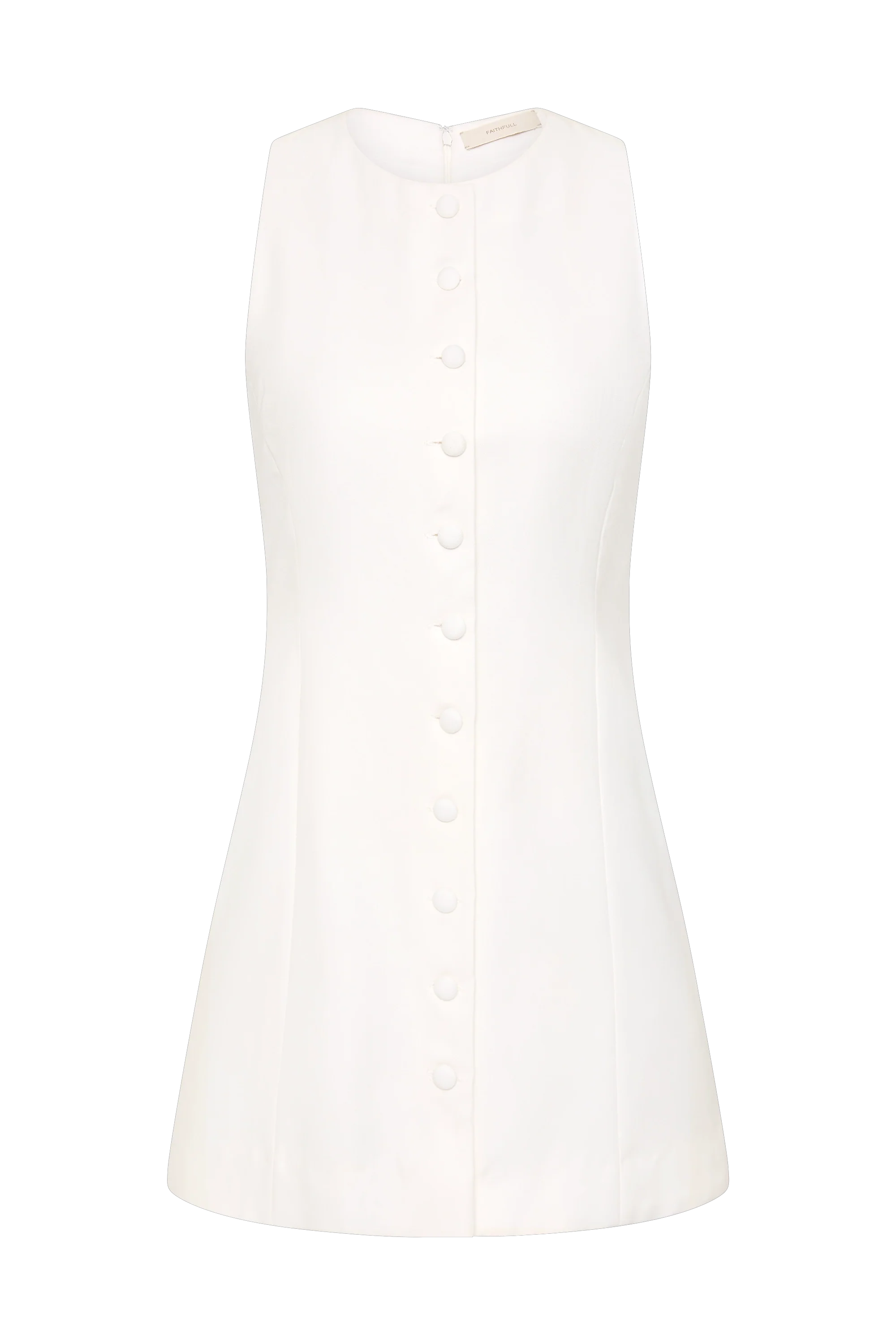 Eveline Mini Dress White - Final Sale