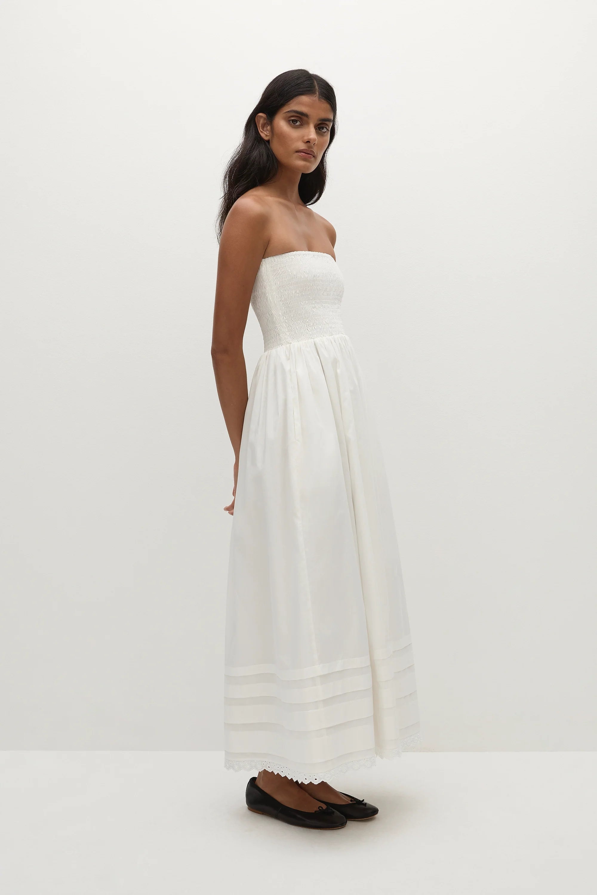 Iben Midi Dress White - Final Sale