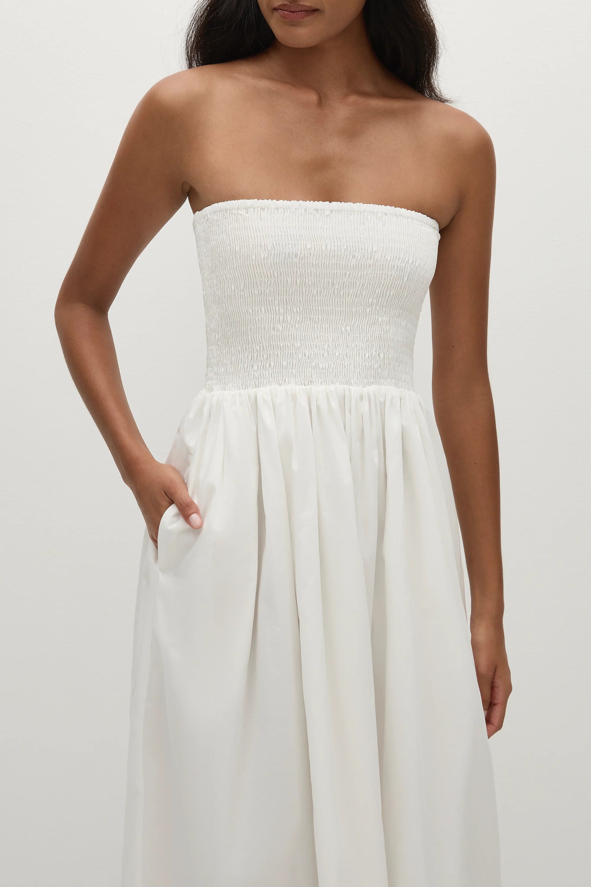Iben Midi Dress White - Final Sale
