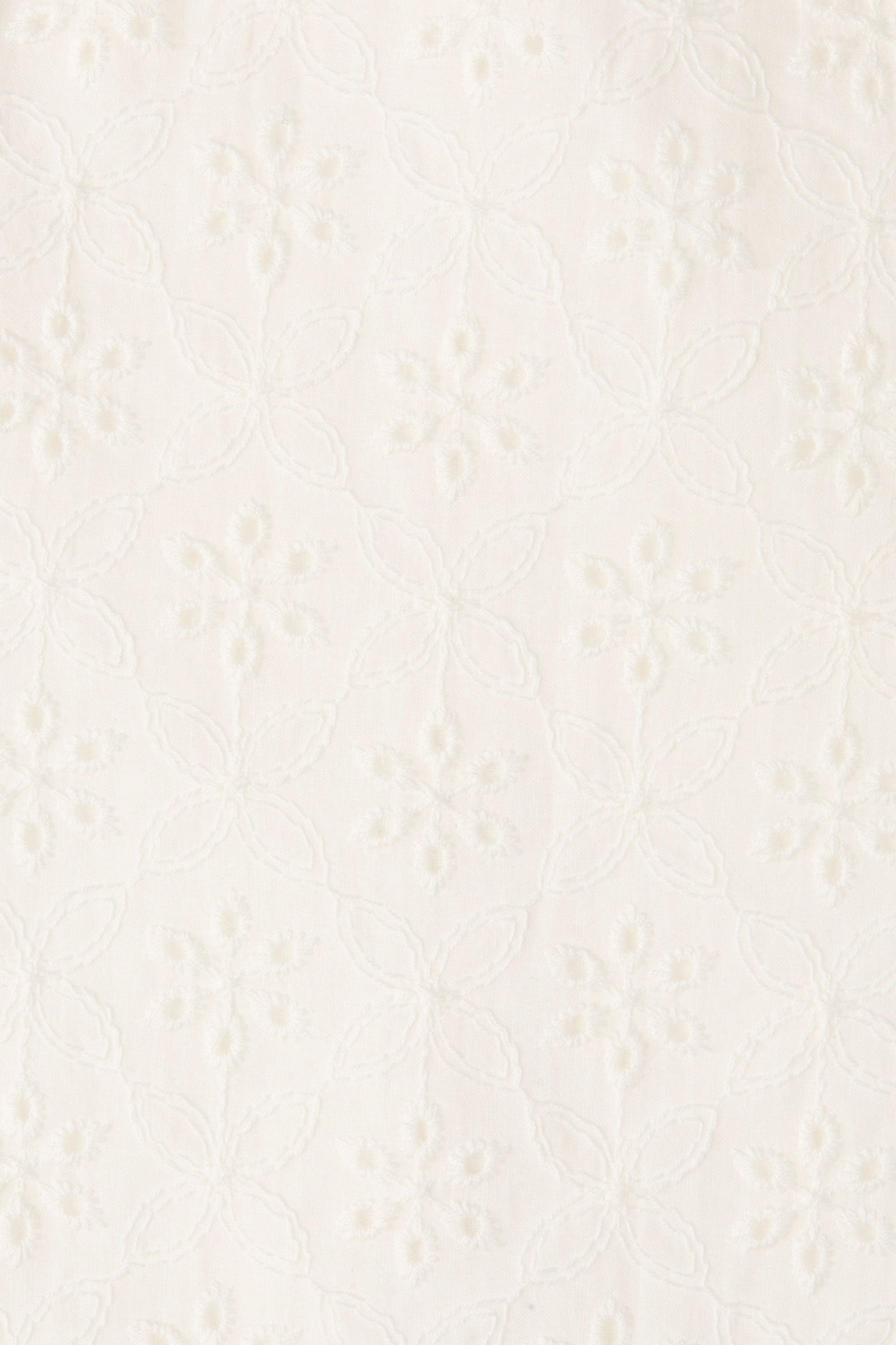 Olivia Short Valentina Broderie White - Final Sale