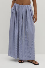Astrid Skirt Helle Stripe Vintage Navy - Final Sale