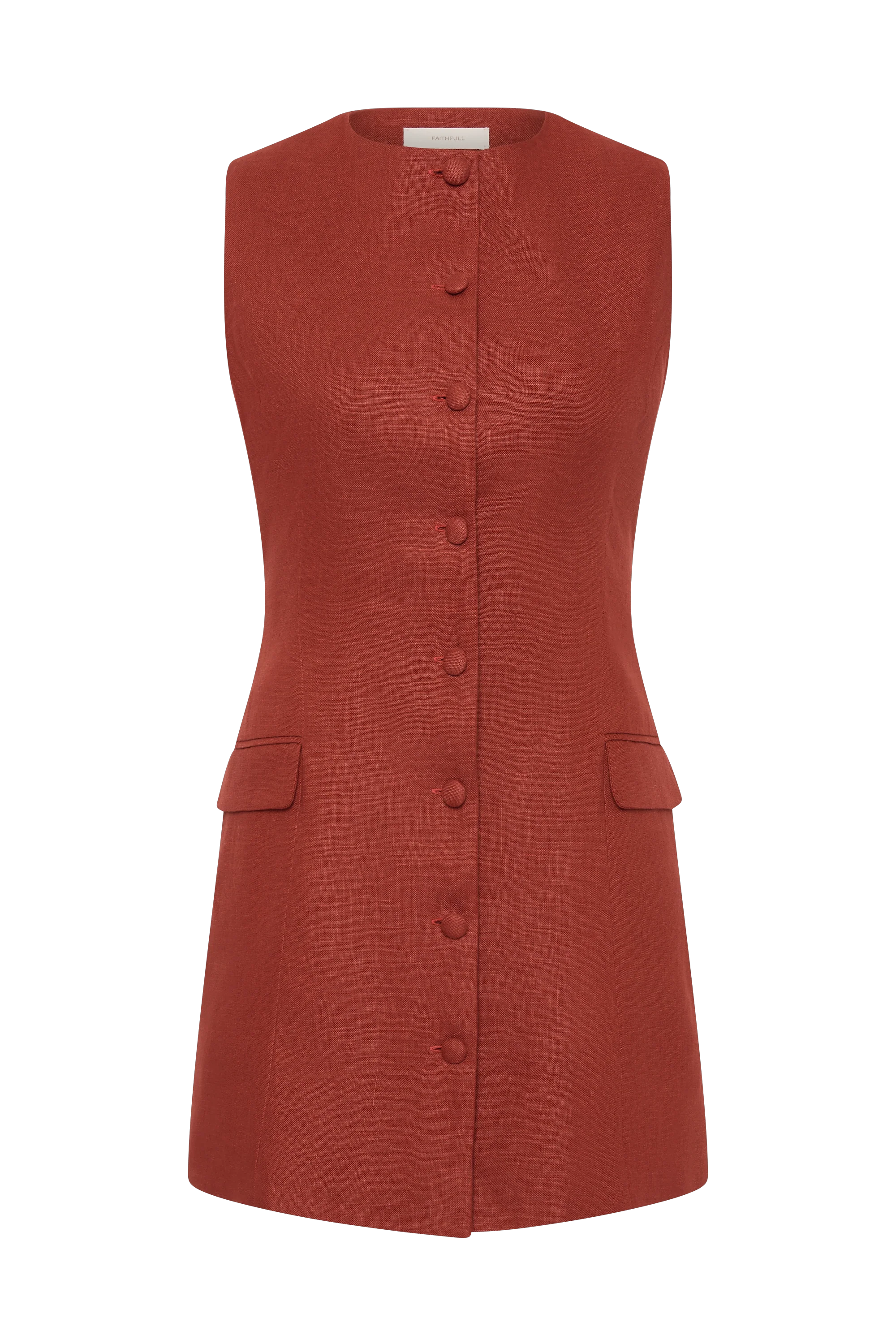 Jane Mini Dress Garnet - Final Sale