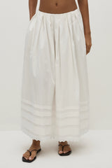 Ruth Skirt White - Final Sale