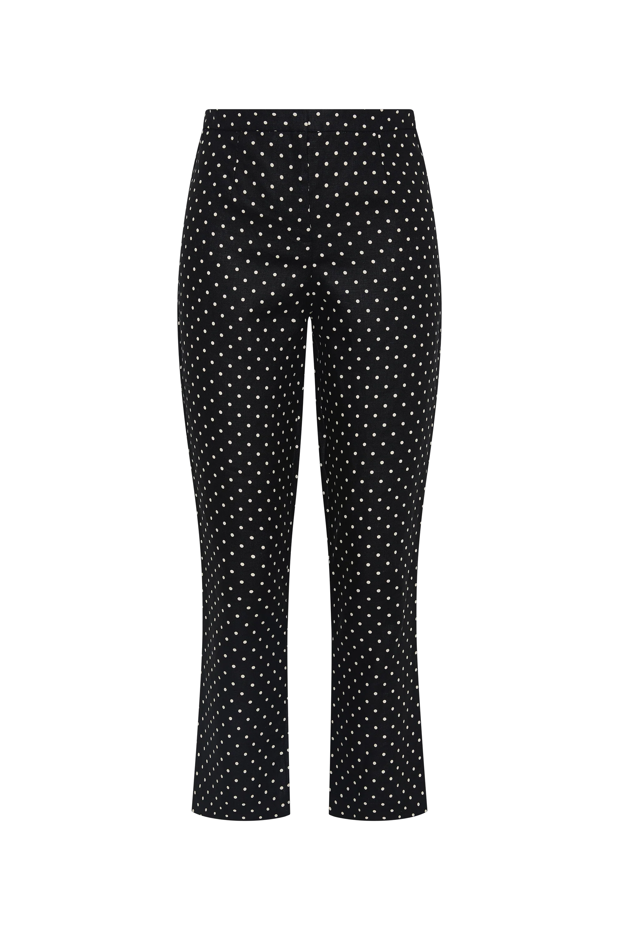Iria Capri Pant Lola Polka Dot Black Cream