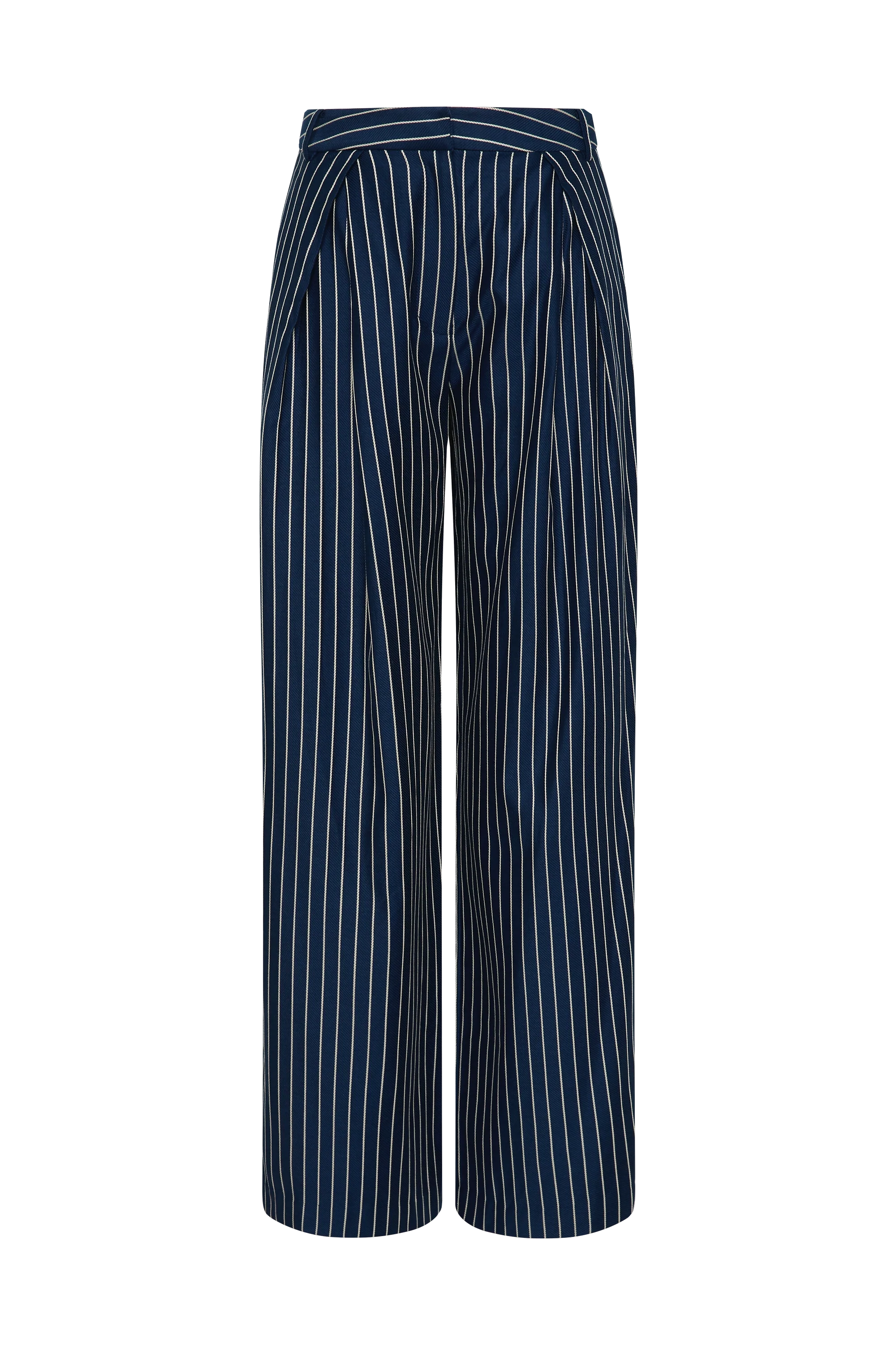 Lalia Trouser Chevron Stripe Vintage Navy - Final Sale