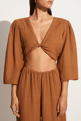 Palmera Top Caramel - Final Sale