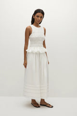 Ruth Skirt White - Final Sale