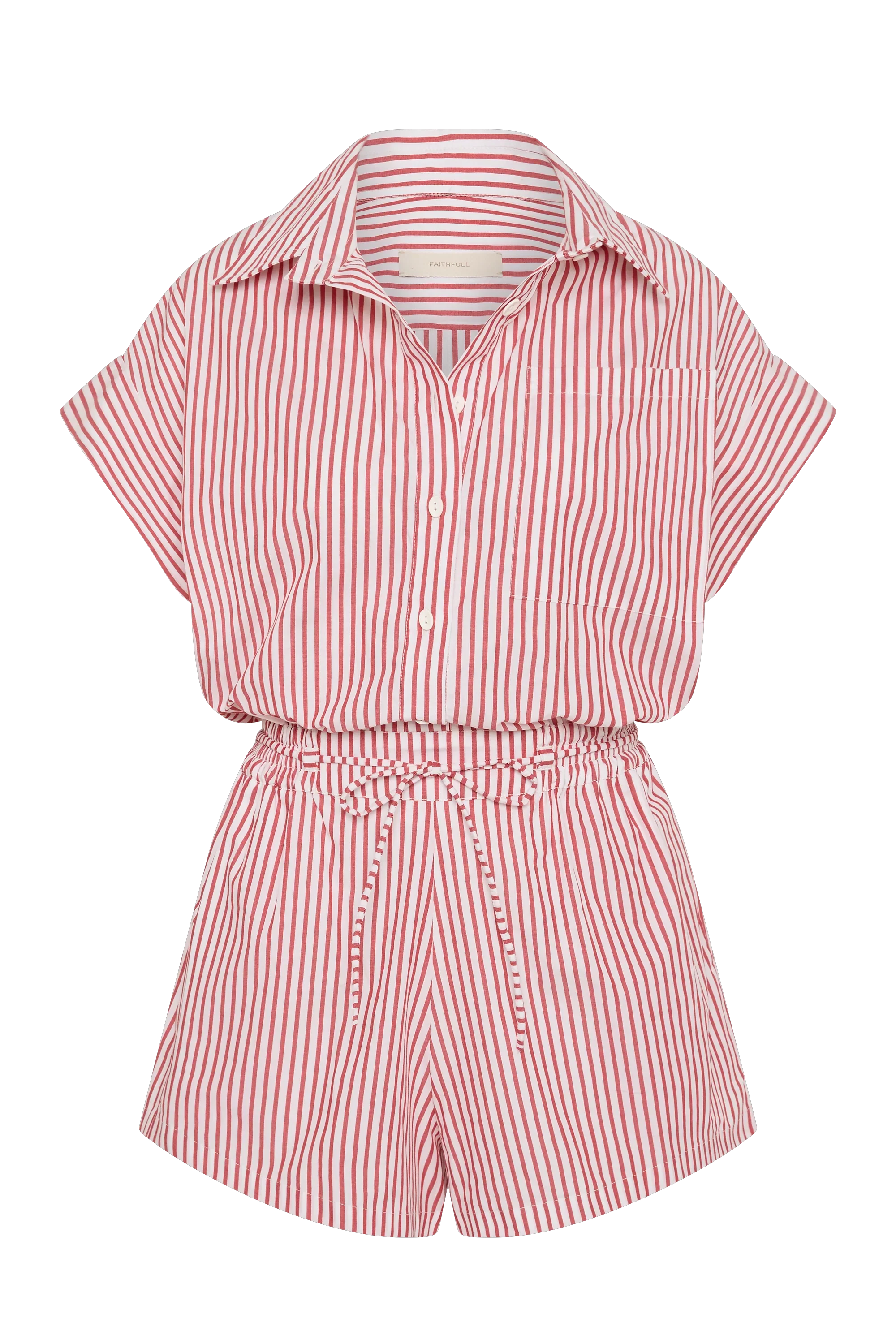 Zion Playsuit Riviera Stripe - Final Sale