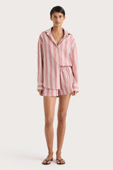 Elva Shorts Cherry Stripe - Final Sale