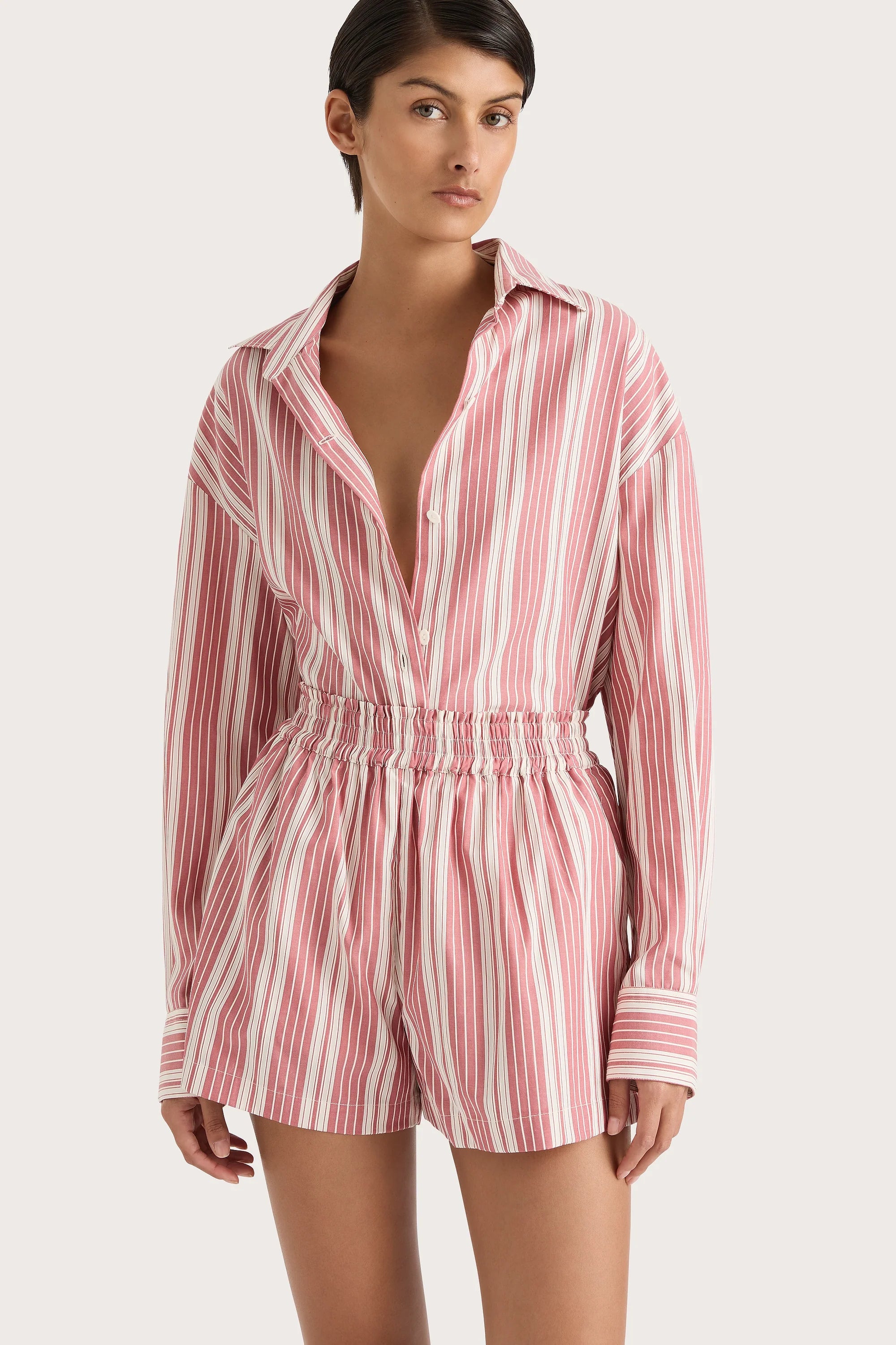 En Vau Shirt Cherry Stripe - Final Sale