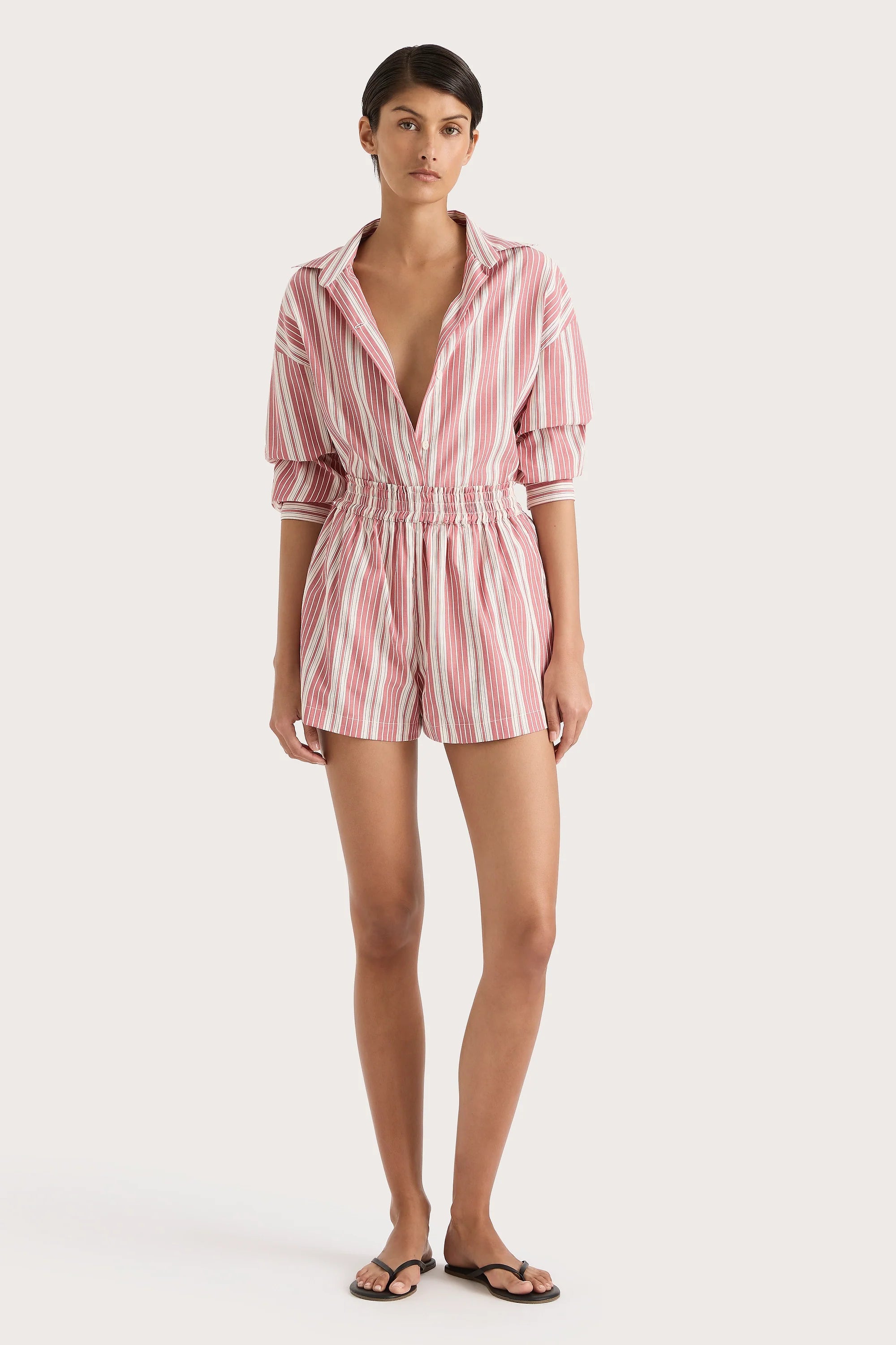 En Vau Shirt Cherry Stripe - Final Sale