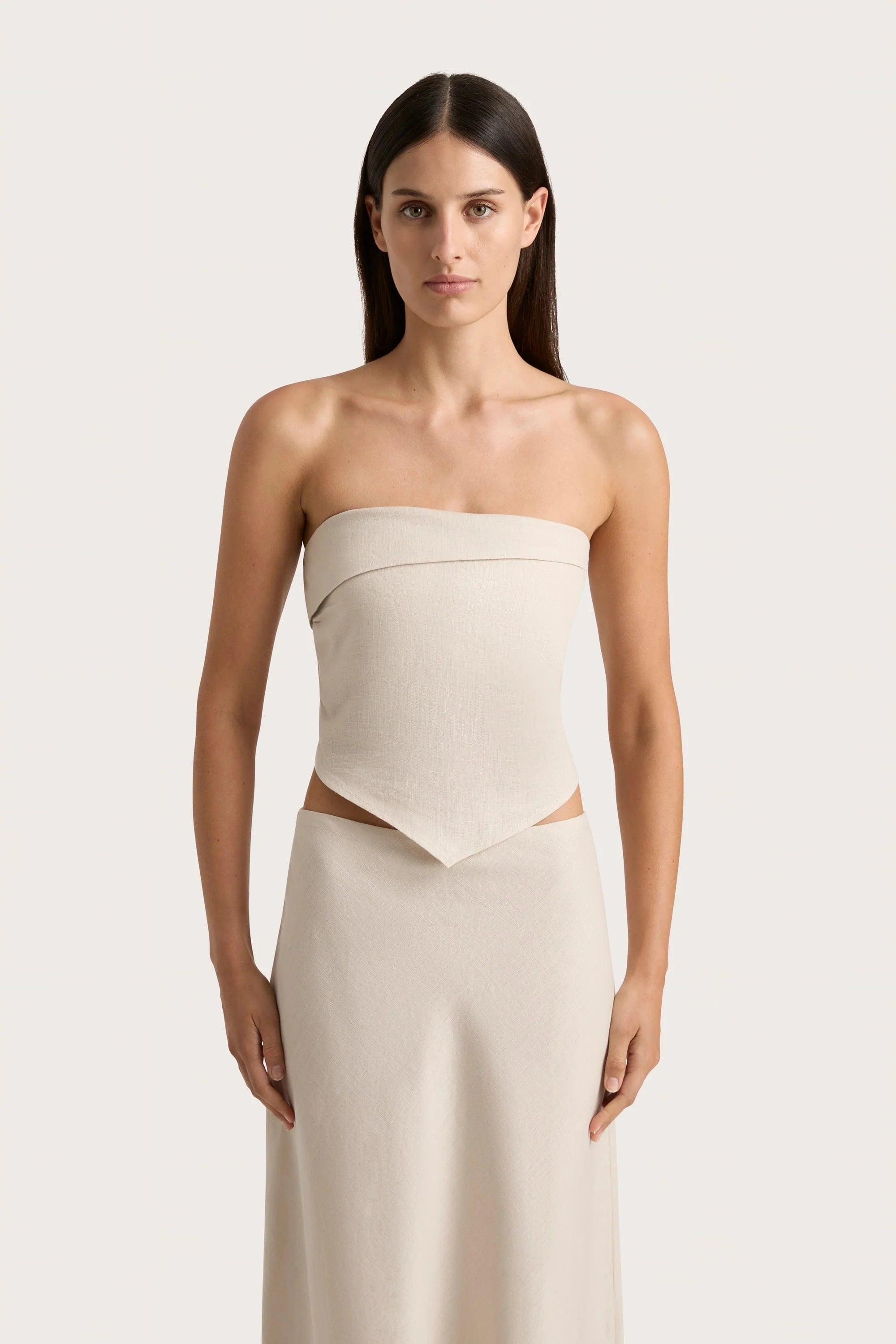 Antibes Strapless Top Sand - Final Sale