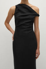 Suis Midi Dress Black - Final Sale