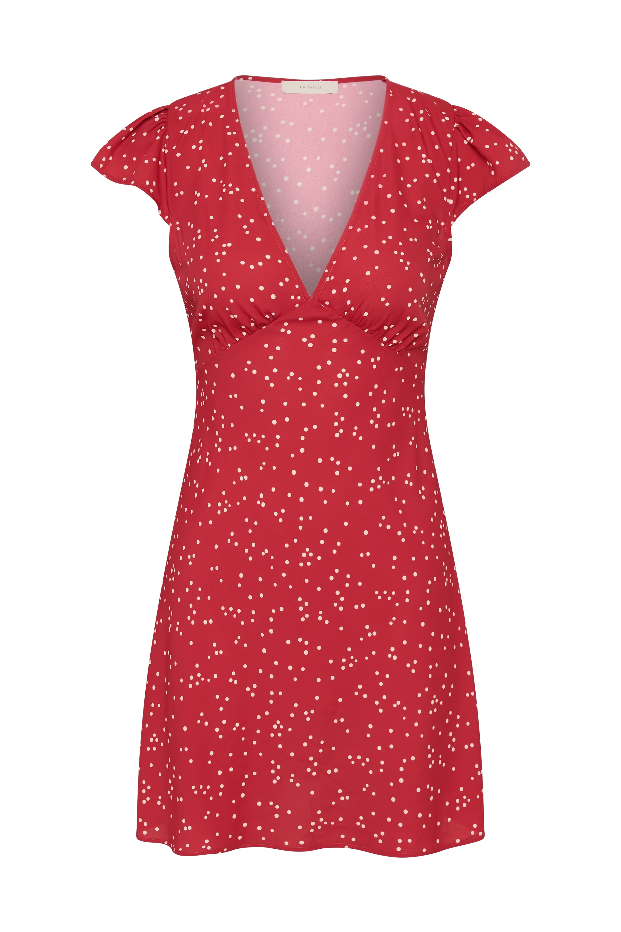 Alvisa Mini Dress Linnea Dot Rosso