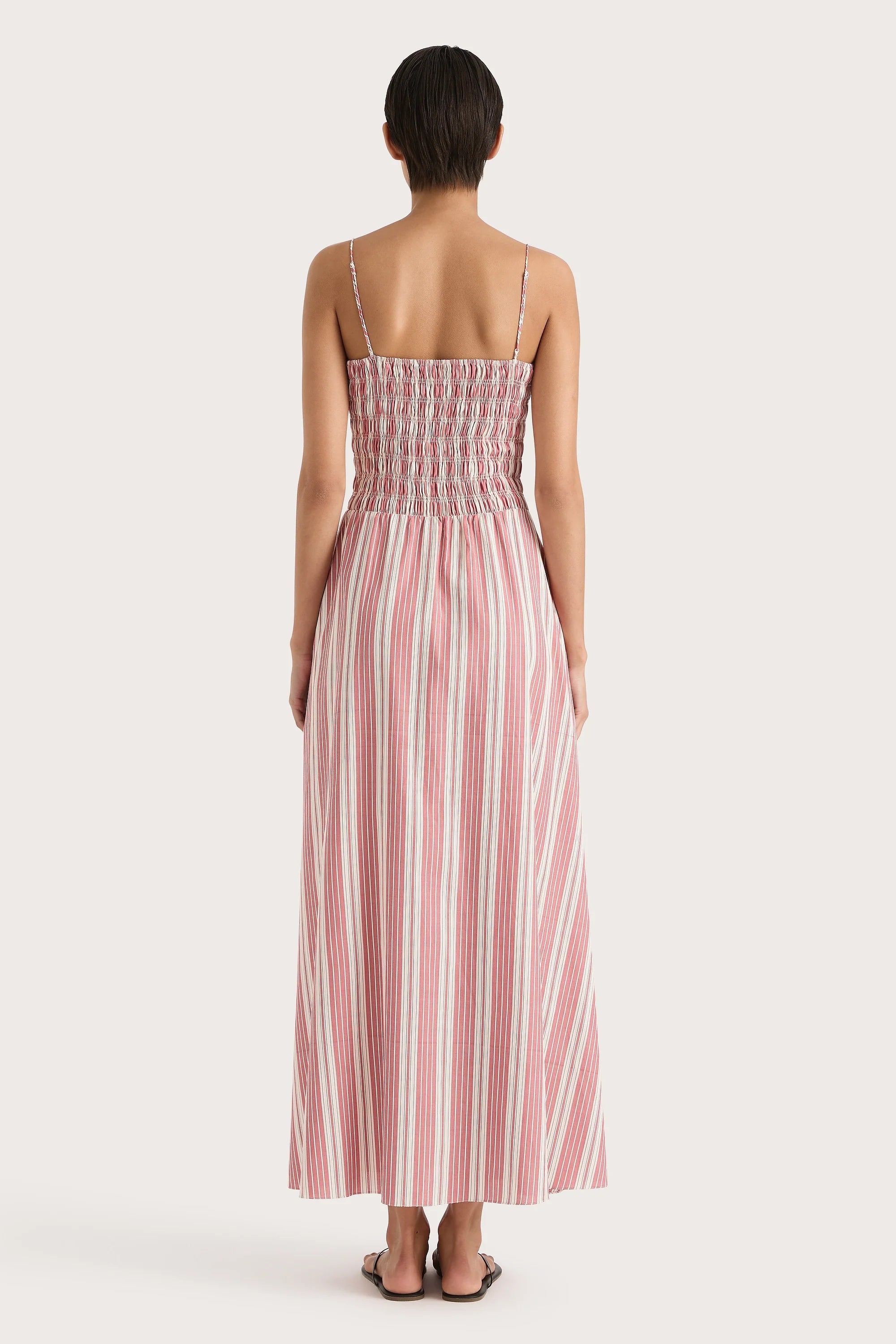Lida Maxi Dress Cherry Stripe - Final Sale