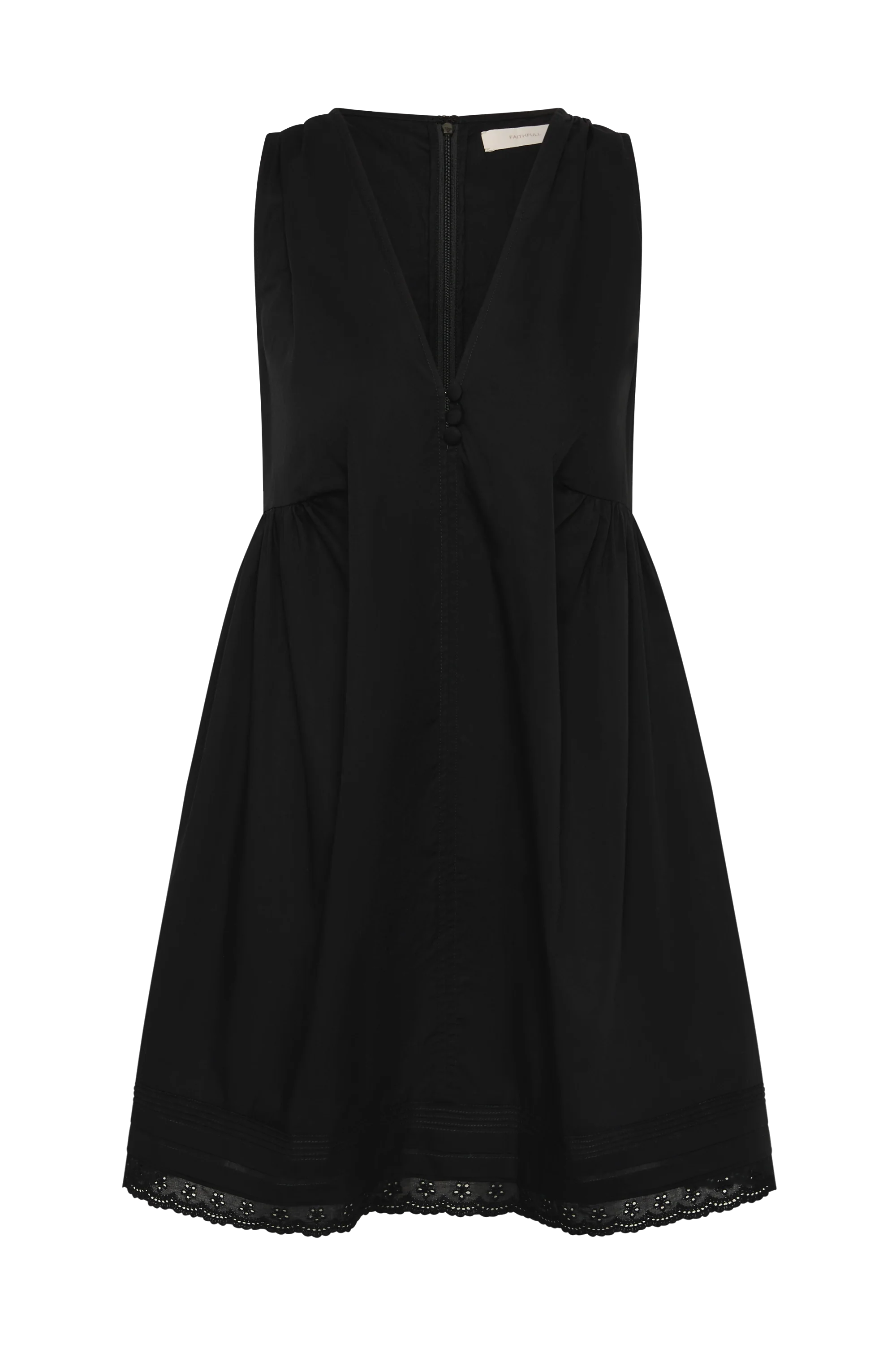 Dion Mini Dress Fiore Lace Black - Final Sale