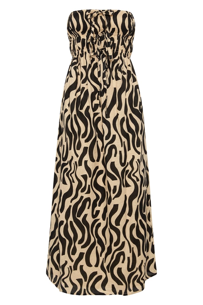 Contessa Midi Dress La Cateau Print - Final Sale