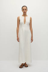 Melia Maxi Dress White - Final Sale