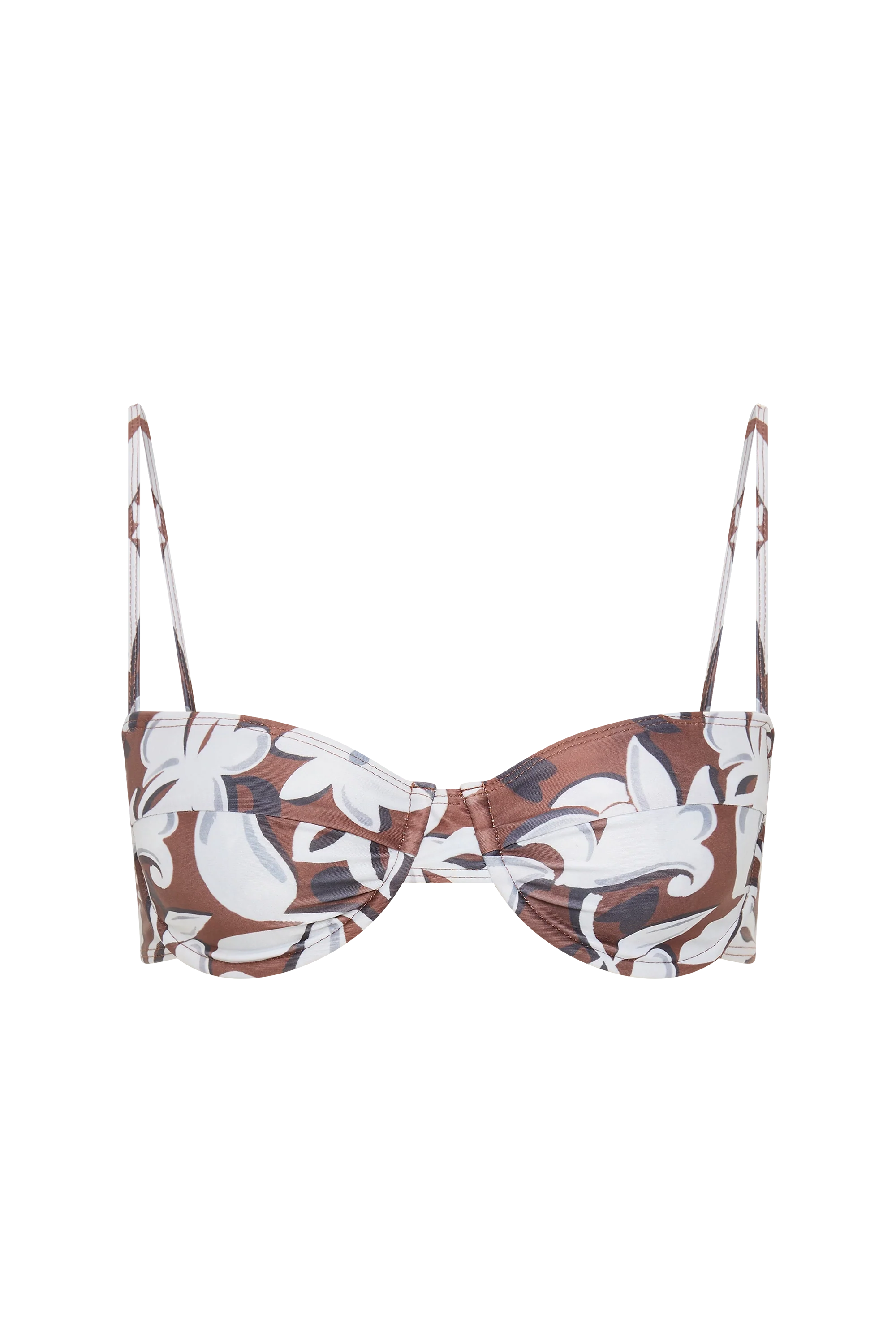 Farrah Bikini Top Plumeria - Final Sale
