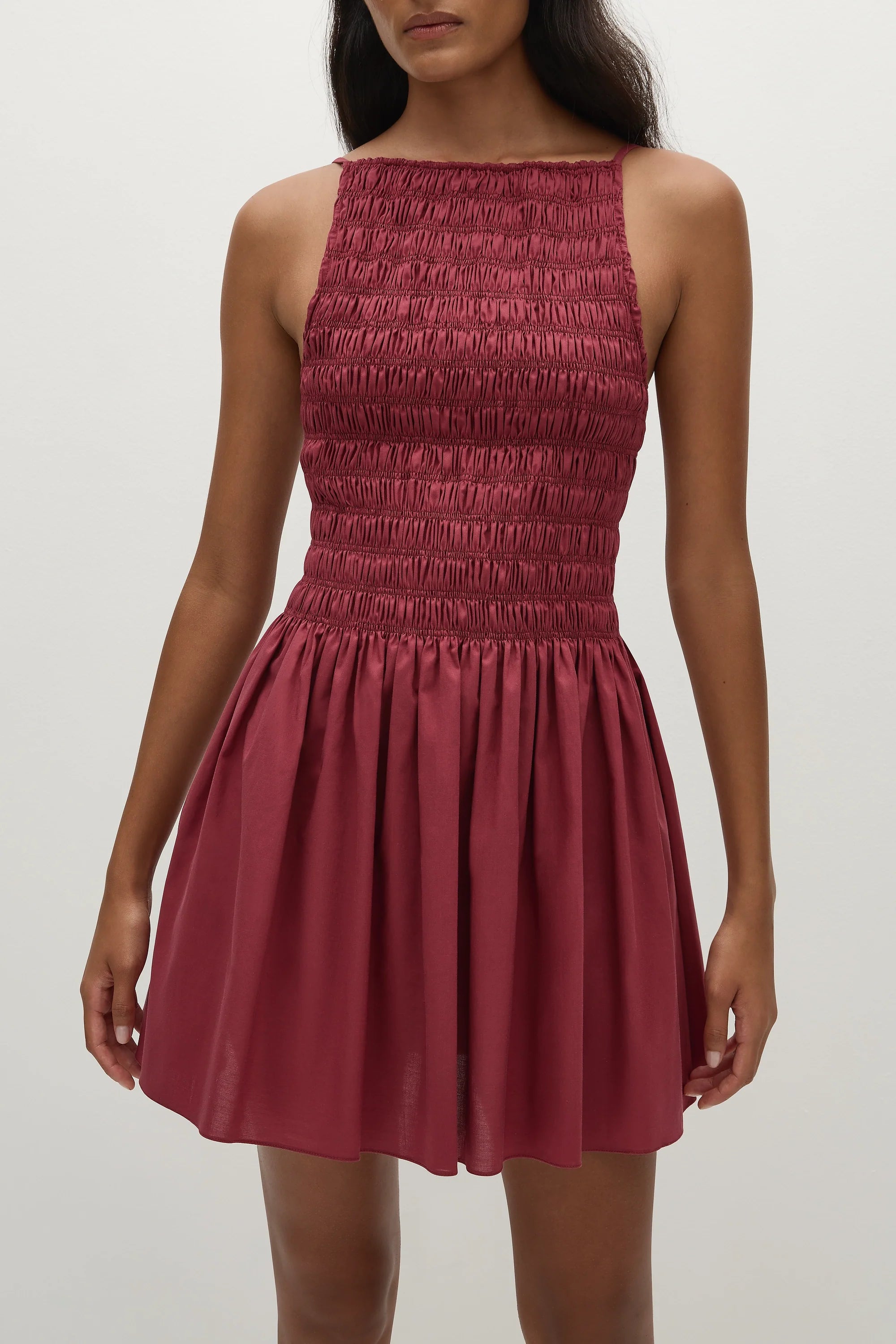 Laia Mini Dress Rhubarb - Final Sale