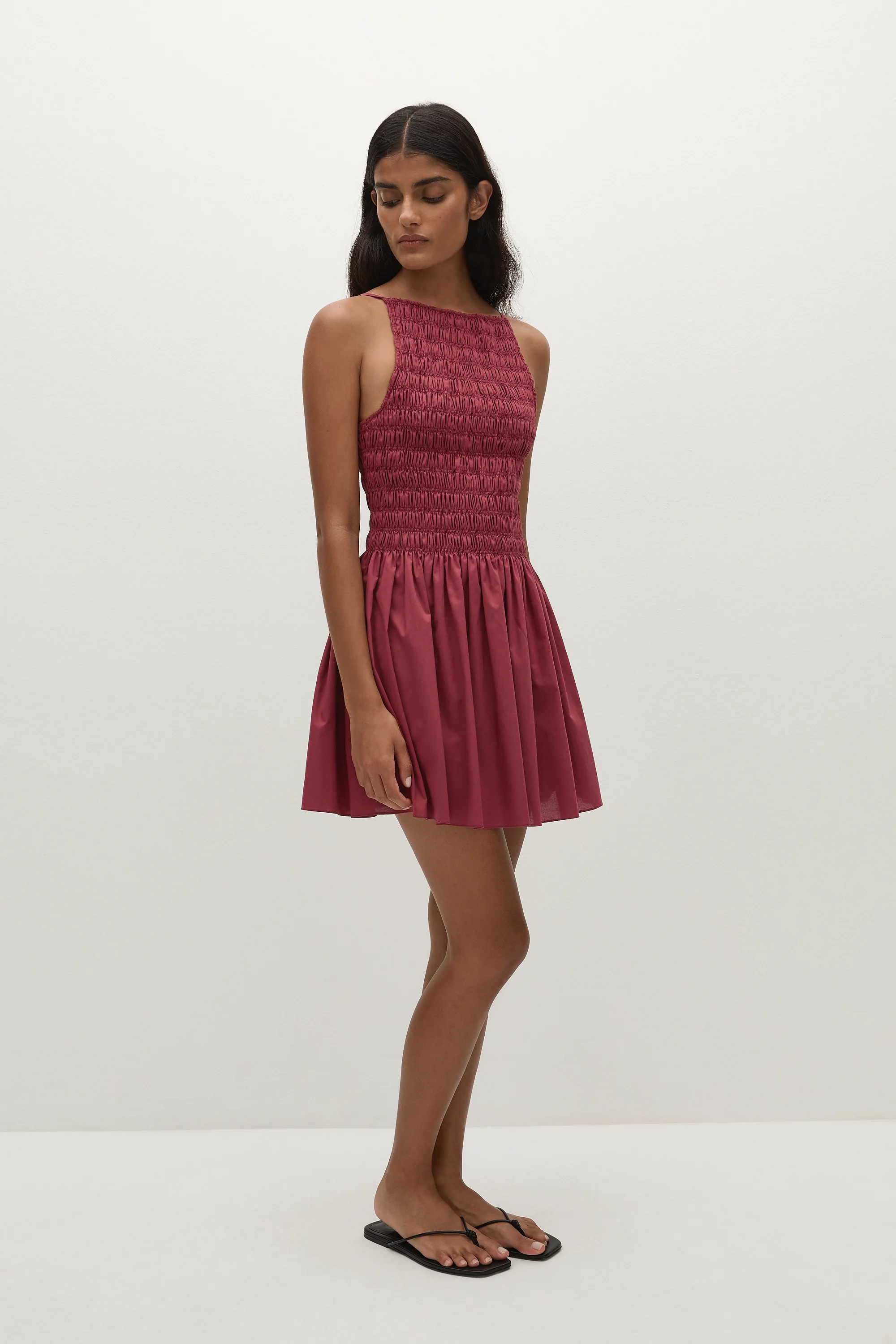 Laia Mini Dress Rhubarb - Final Sale
