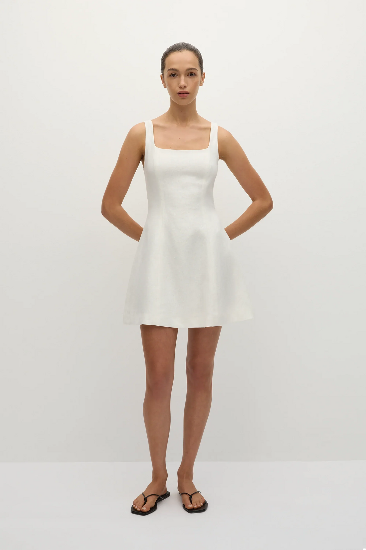 Felice Mini Dress White - Final Sale