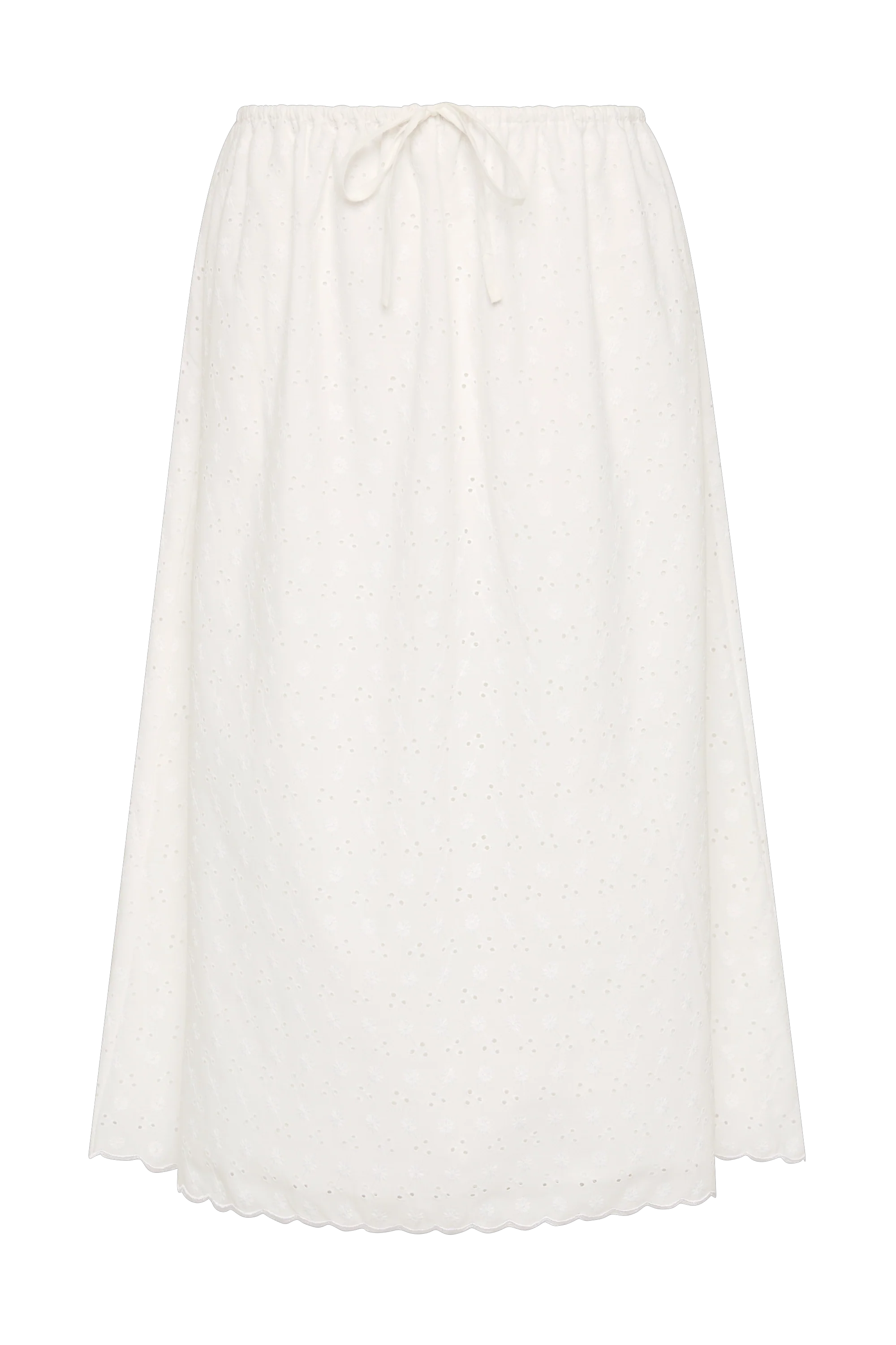 Santana Skirt Lucy Broderie White