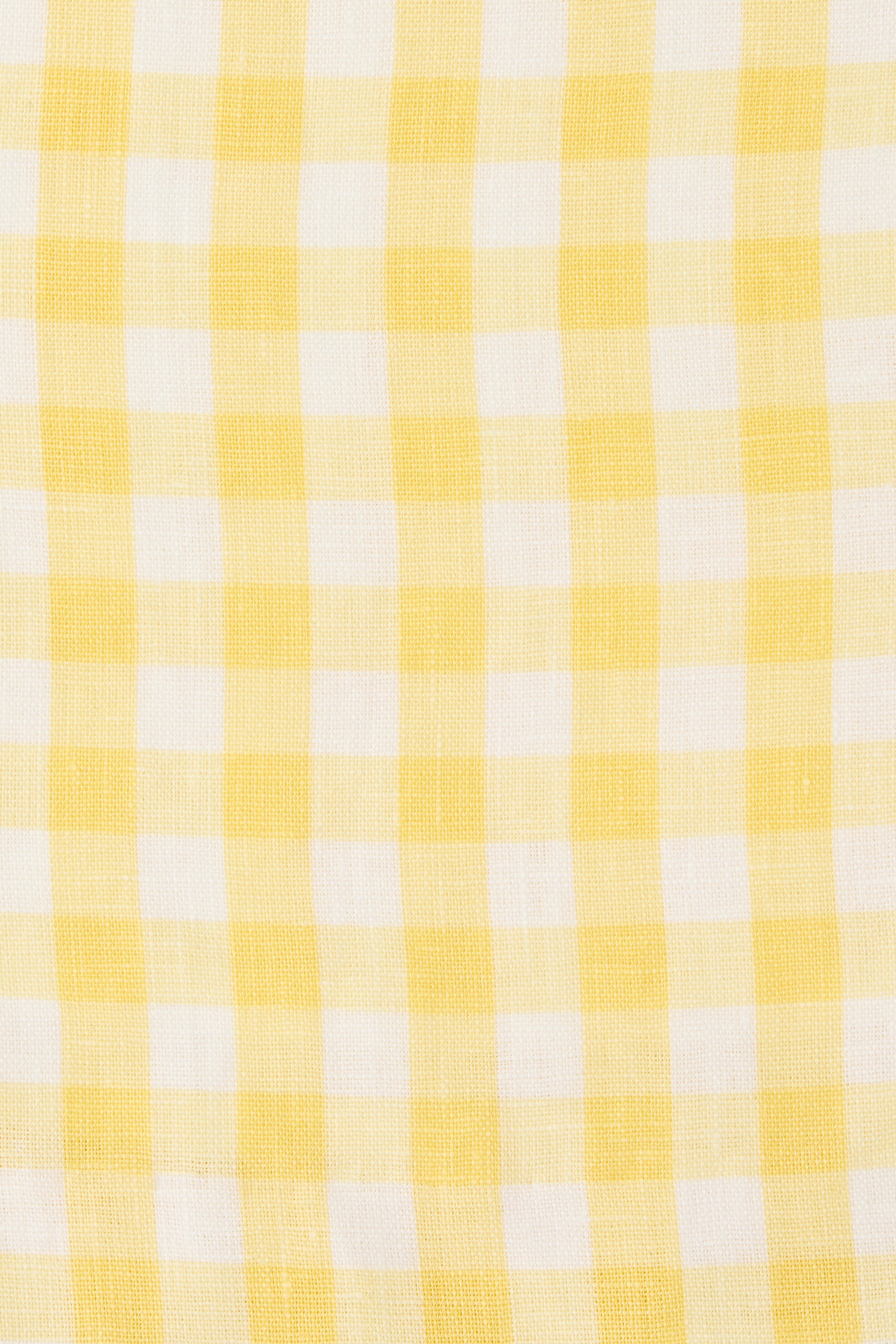 Venza Mini Dress Gingham Pale Yellow