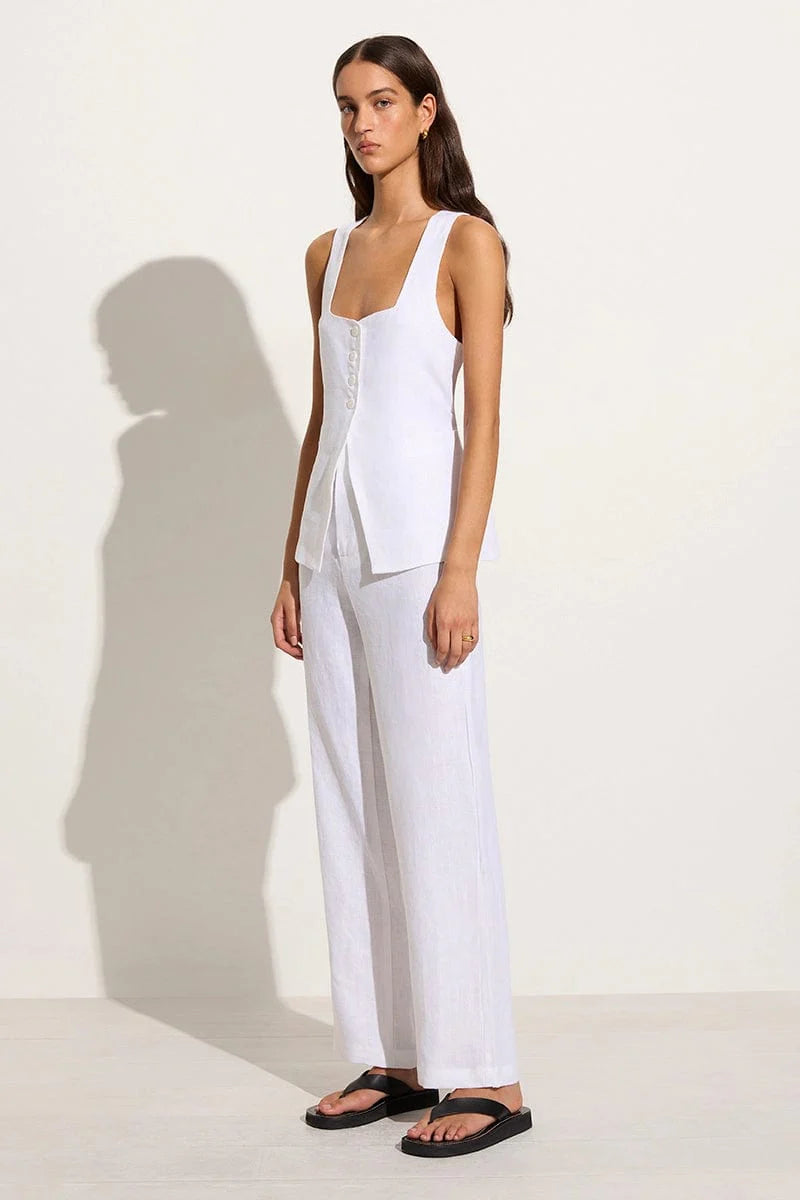 Isotta Pant White - Final Sale