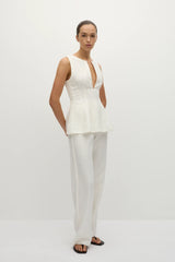 Melia Top White - Final Sale