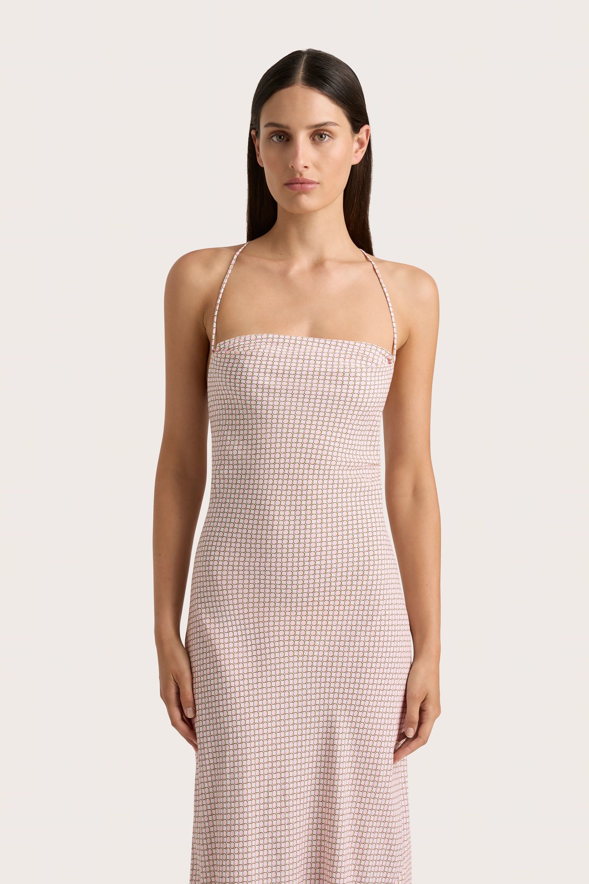 Lusia Maxi Dress Oliander Blush - Final Sale
