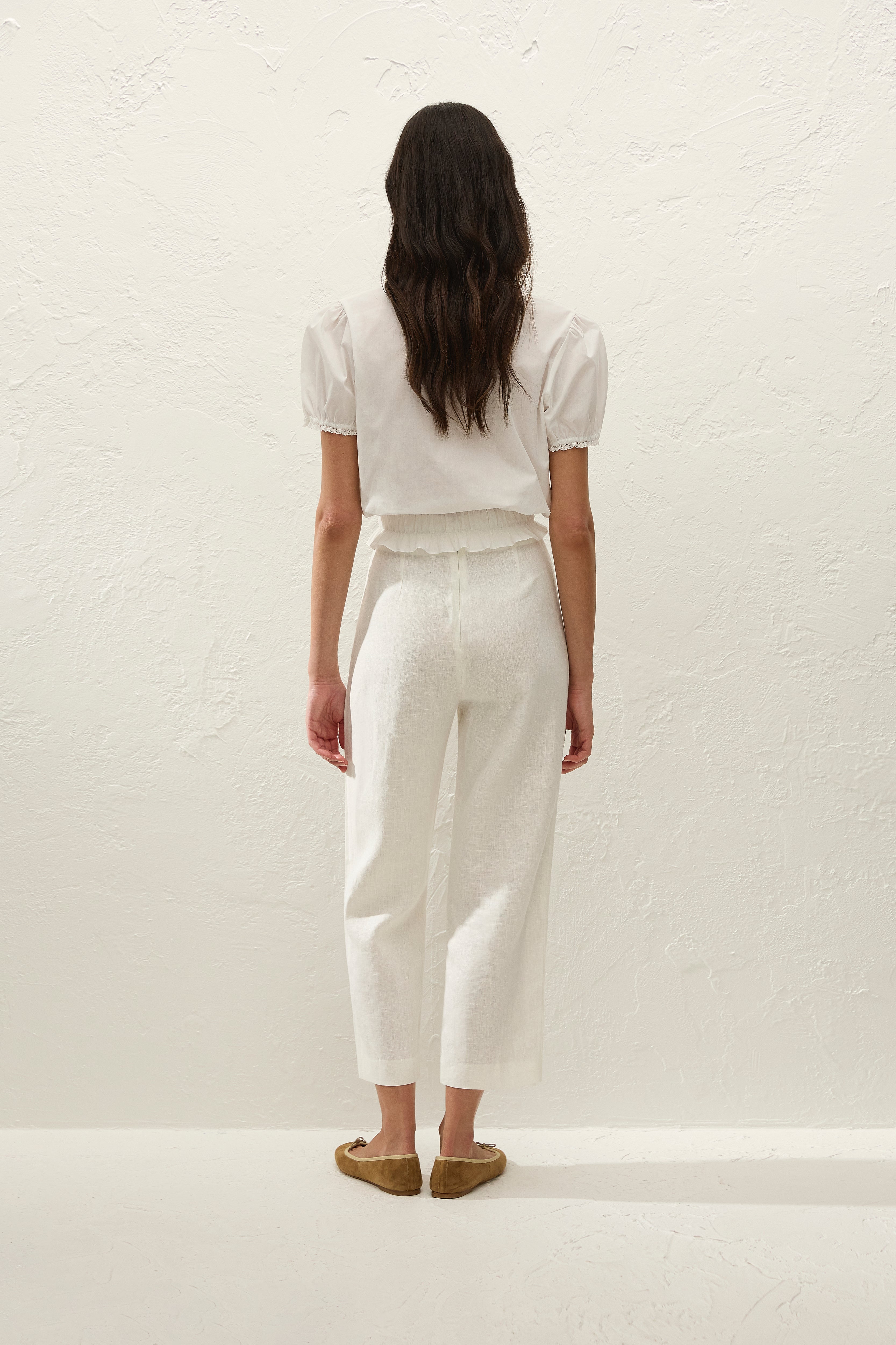 Fiora Blouse Fresco Lace White - Final Sale