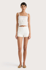 Camille Top White - Final Sale