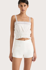 Camille Top White - Final Sale