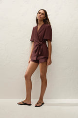 Florine Mini Short Port - Final Sale