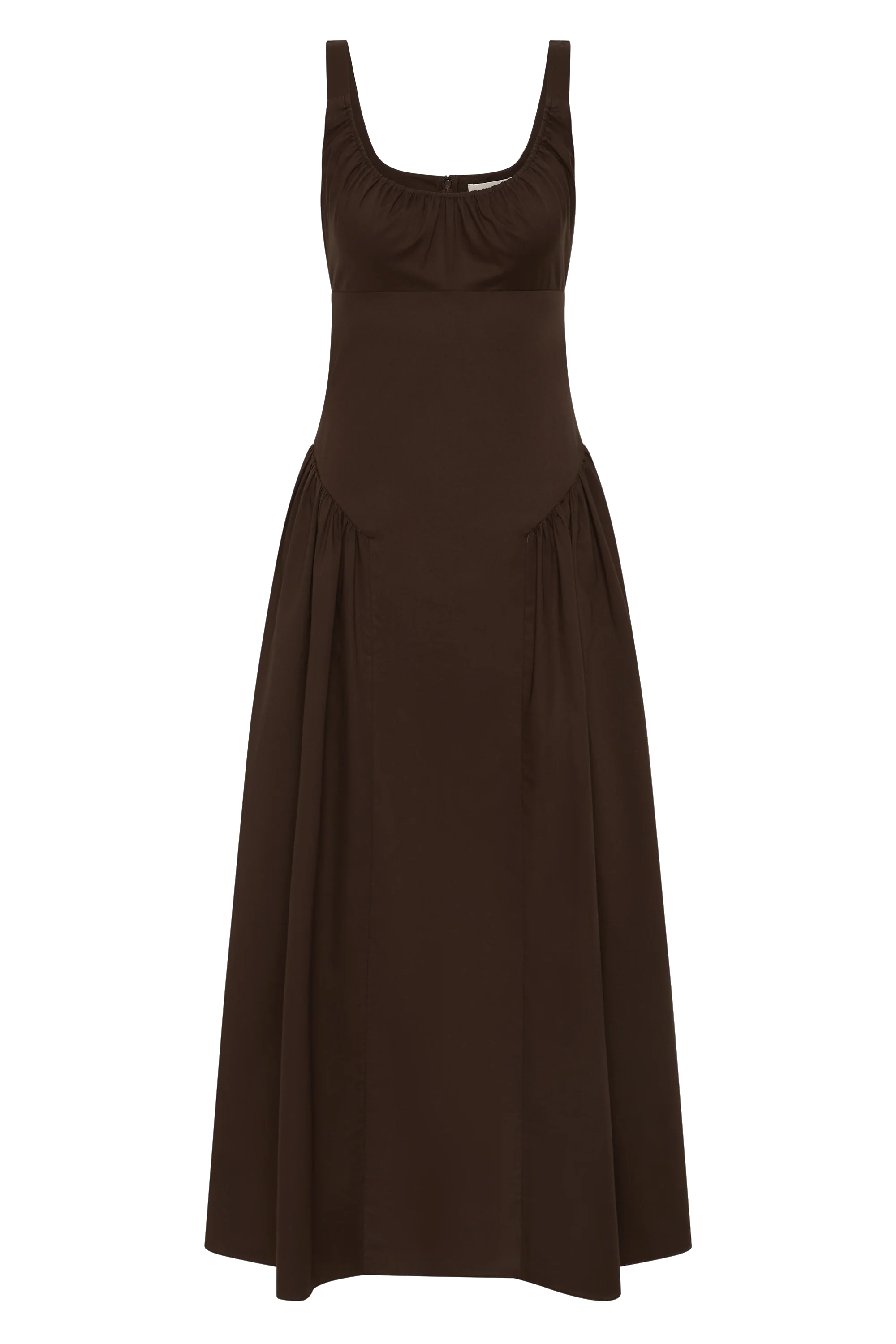 Marcella Midi Dress Espresso - Final Sale