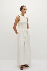 Alena Maxi Dress White - Final Sale
