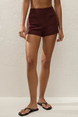 Florine Mini Short Port - Final Sale