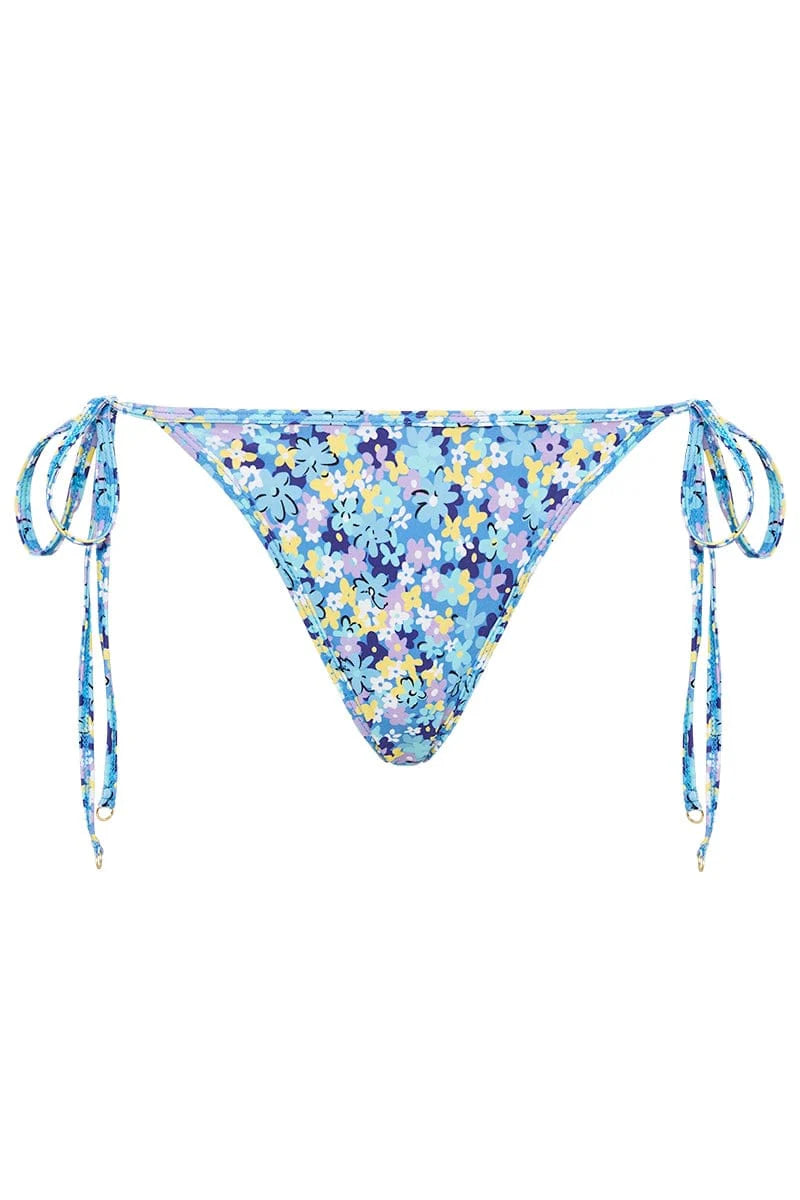 Zamora Bikini Bottoms Cala Nica Floral Blue (Exclusive) - Final Sale