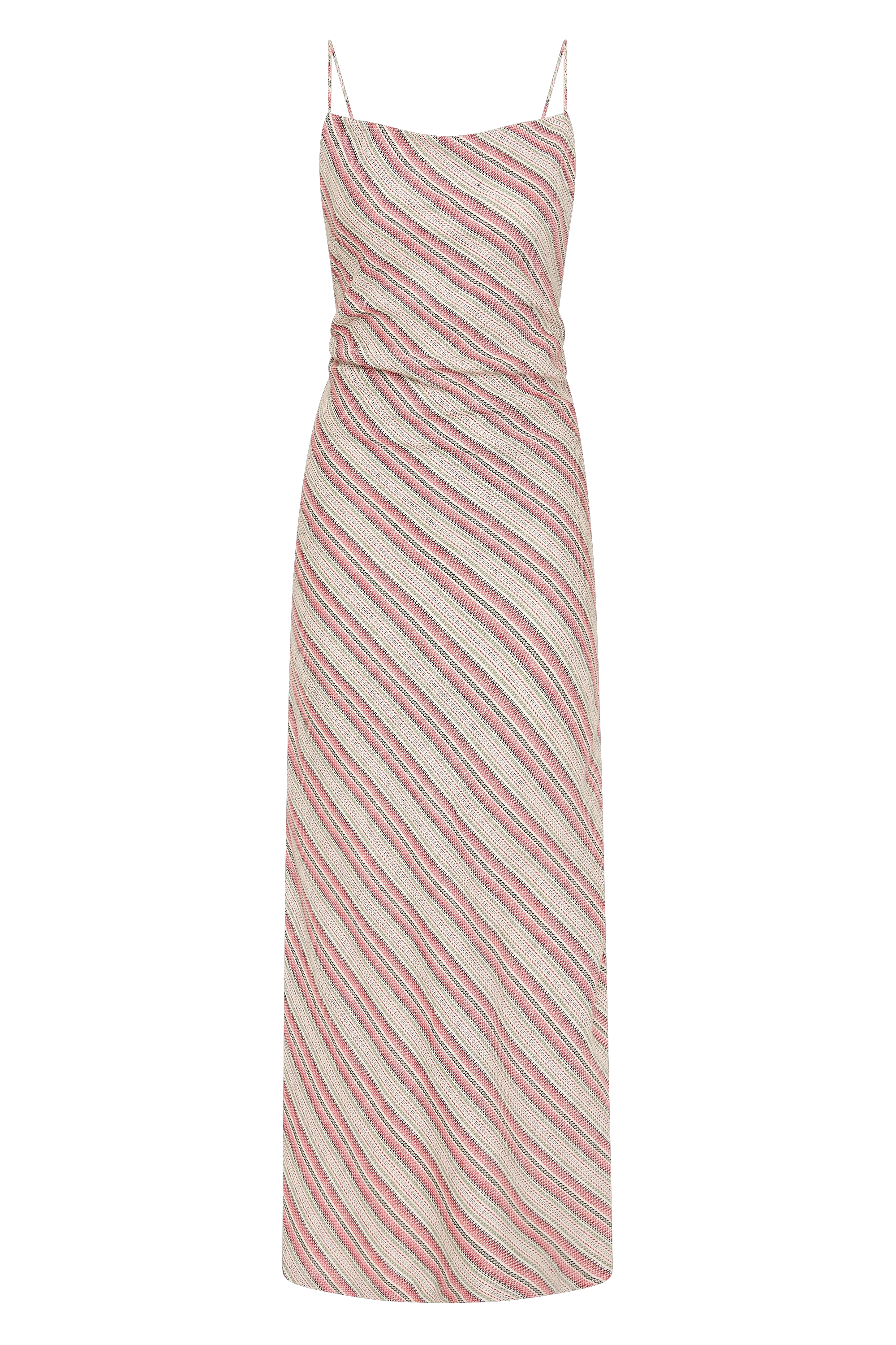 Lison Dress Watermelon Stripe - Final Sale