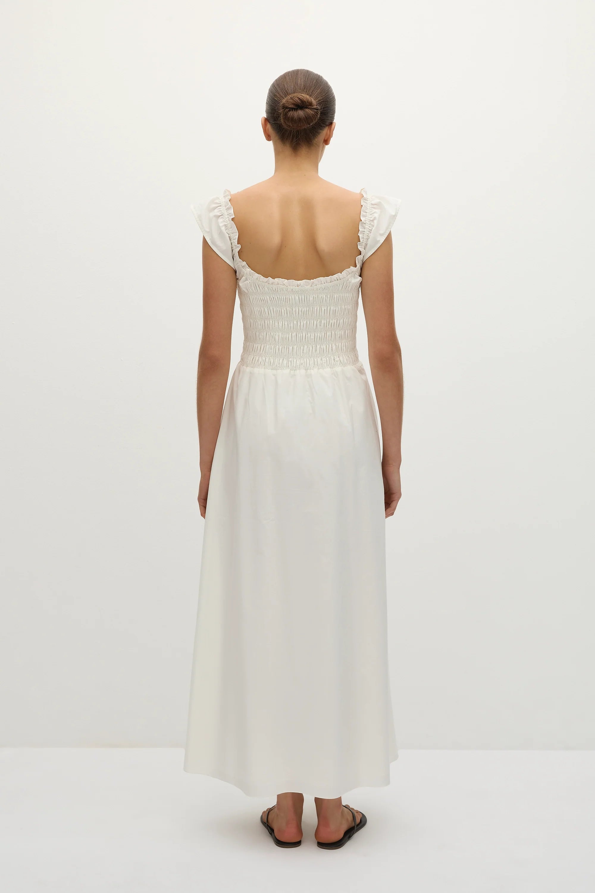 Eudora Midi Dress White - Final Sale