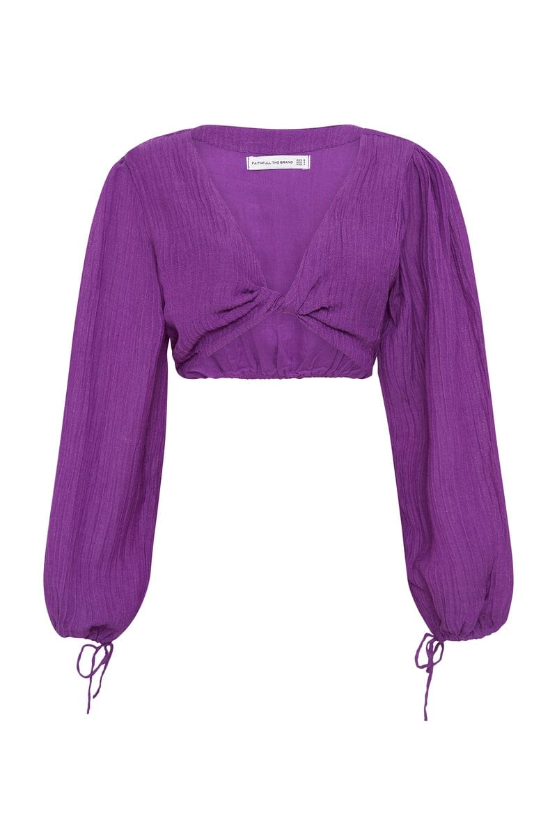 Palmera Top Violet - Final Sale