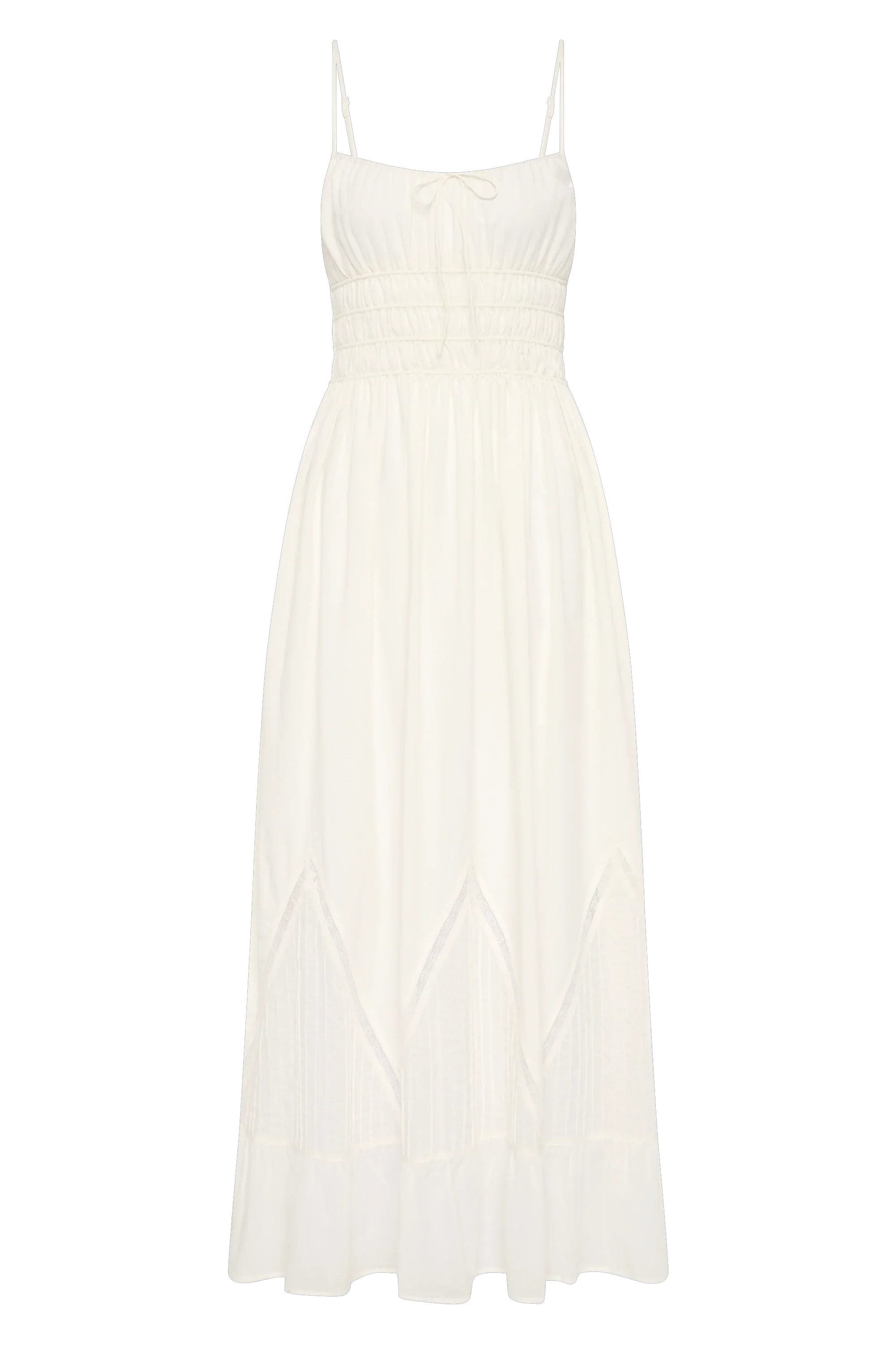 Meline Maxi Dress White - Final Sale