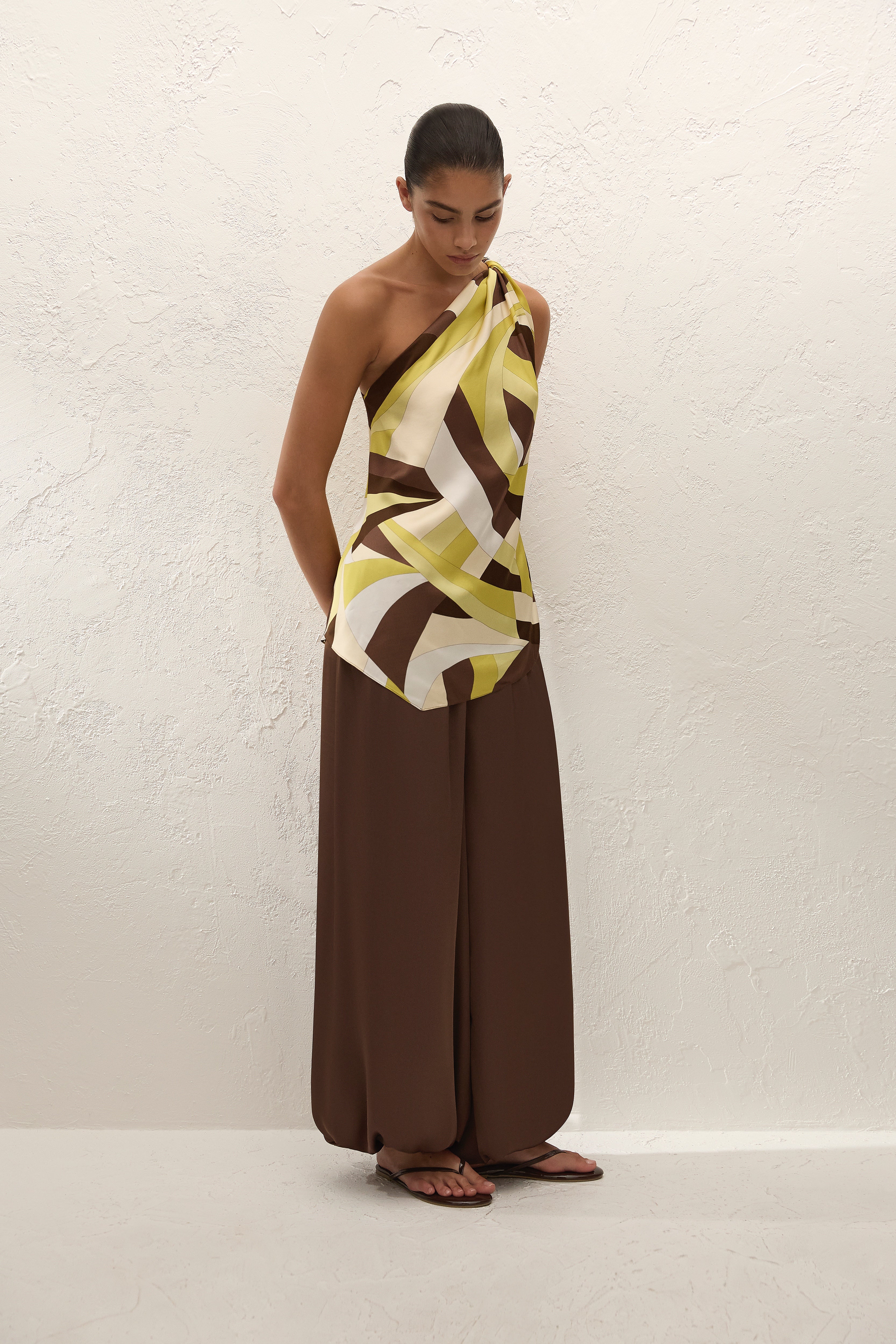 Cove Balloon Pant Chocolate