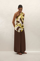 Kortez Top Mila Geometric Print