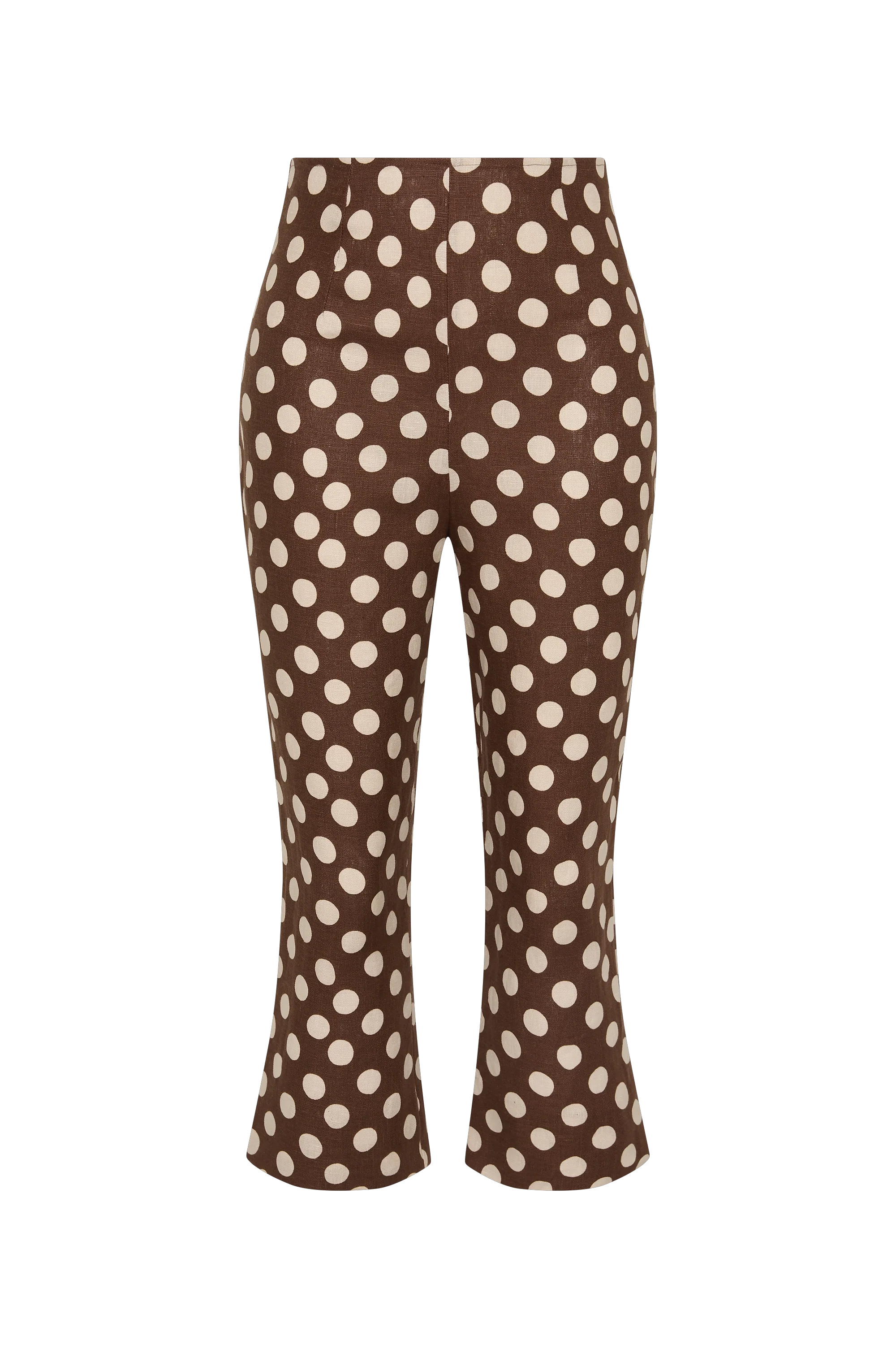 Valeria Capri Pant Cioccolato Dot