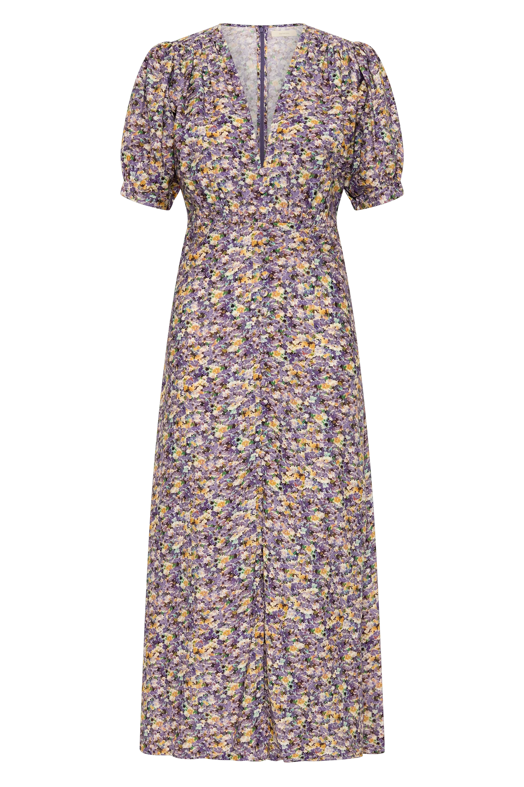 Bellavista Midi Dress Valerie Floral Purple - Final Sale