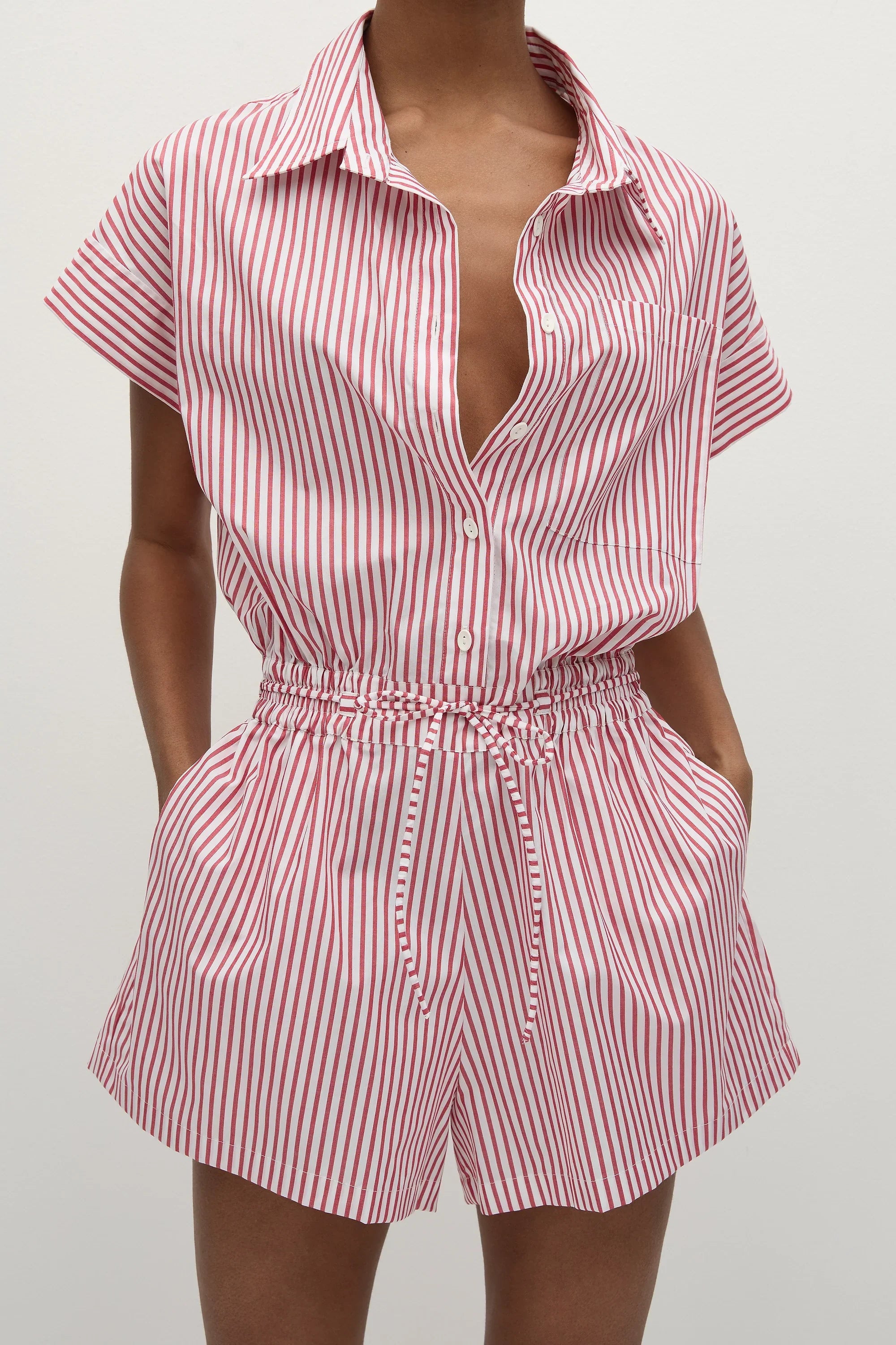 Zion Playsuit Riviera Stripe - Final Sale