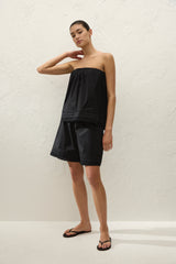 Filomena Top Fiore Lace Black - Final Sale