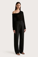 Cecilie Knit Top Black - Final Sale